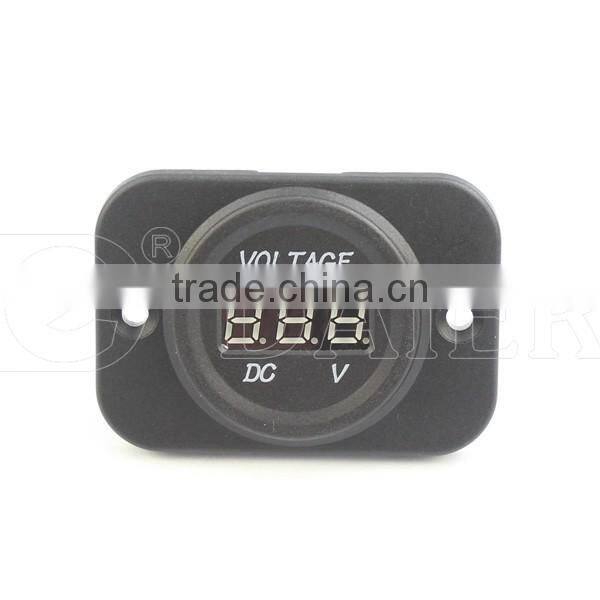 Marine Waterproof 12V-24V Car Cigarette Lighter Voltmeter Power Outlet Socket