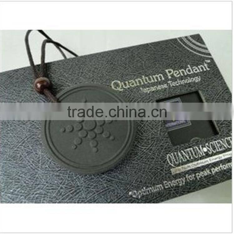 Quantum Scalar Energy Pendant Health Necklace Lava Material