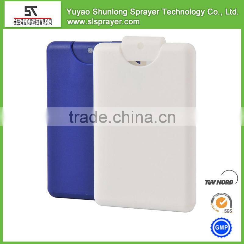 20ml plastic credit card sprayer pocket sprayer bottle SL-05F