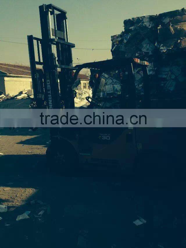 125T hydraulic horizontal baler,cardboard baling press machine