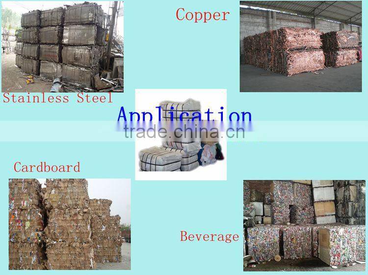 100T Factory Machines Plastic Scrap Pet bottle Baler