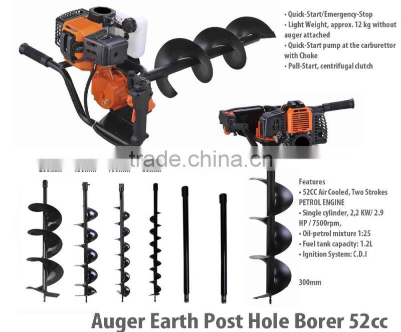 Earth Auger , Auger for Earth Drilling,Manual Earth Auger with 80/100/150/200/250/300mm drilling