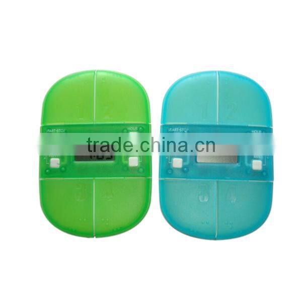 Four Group Time Set Alarm 24 Hours Timer Pill Box