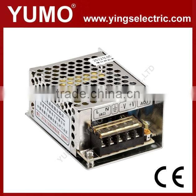 YUMO MS-25 12/15/24V 25W Mini size series LED Switching Power Supply