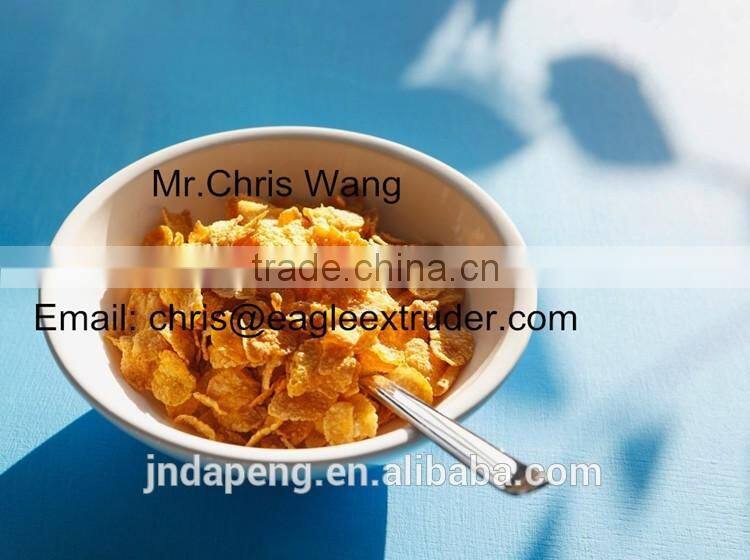 Automatic corn flakes breakfast cereal production line corn flakes production process