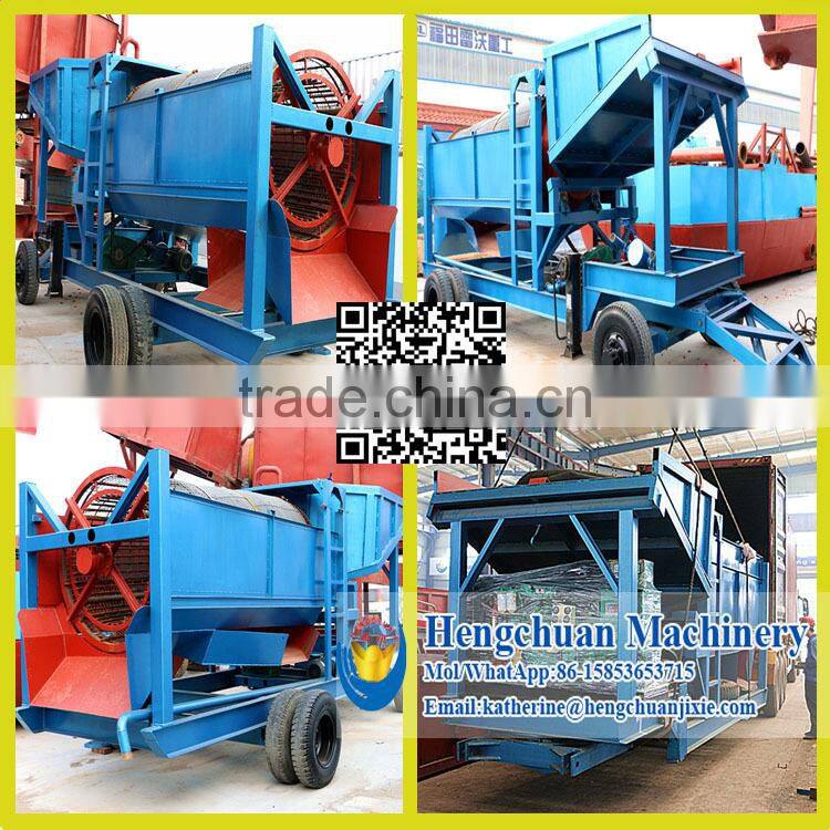 Clay Drum Screen for Placer Commercial Choice Big Capacity Mobile Gold Washing Machine Trommel
