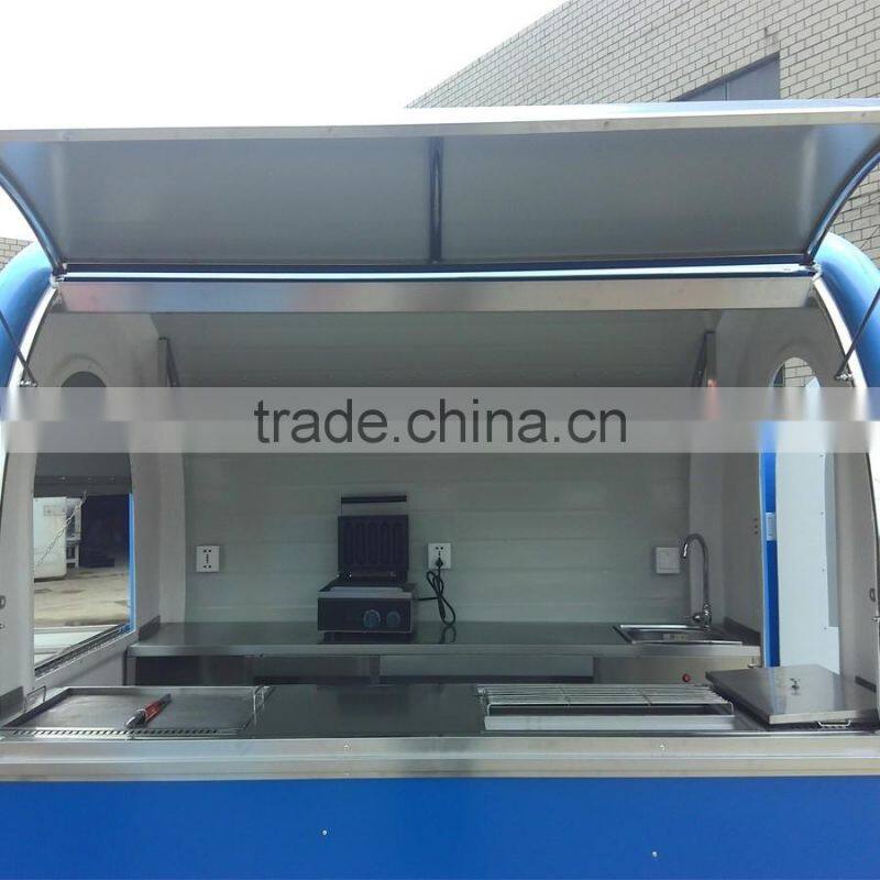 ice cream food trailer/yogurt kiosk/food kiosk/hot dog cart