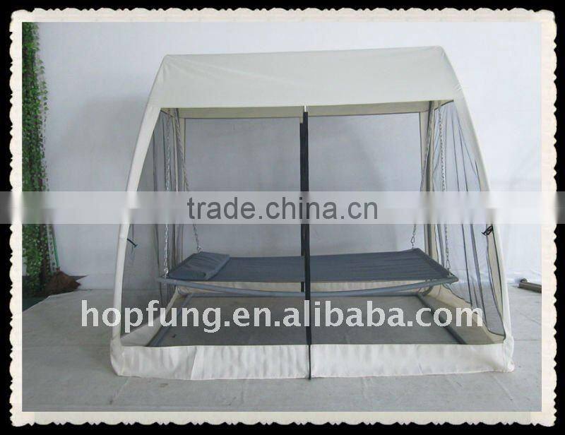 2.6x1.8x2.1m hexagonal hammock PA coating polyester cover