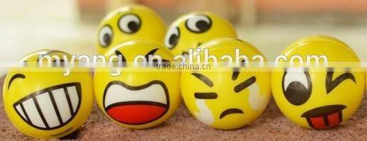 6.3cm 2.5 inch anti stress ball stress pu ball,promotion items for Pharmacy