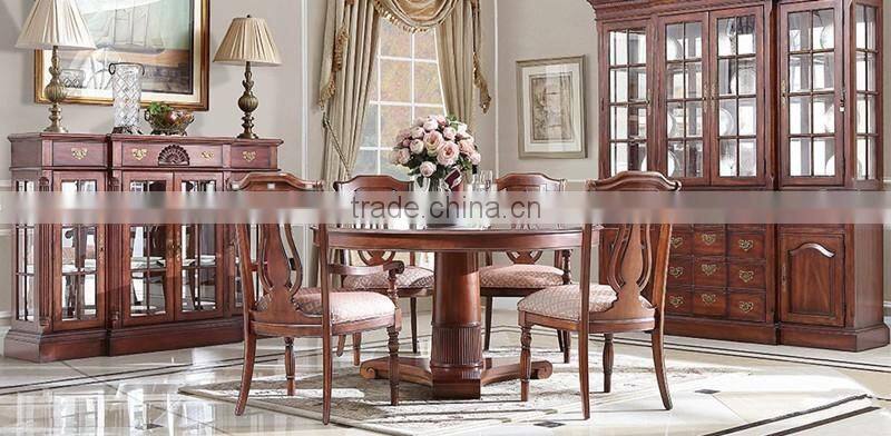 Great British Classic Style Bedroom Set, Antique Carved Wooden Queen Anne Bed With Night Stand,Unique design Bedroom Furniture