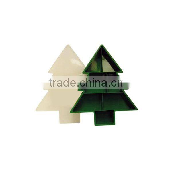 Plastic christmas tree servette