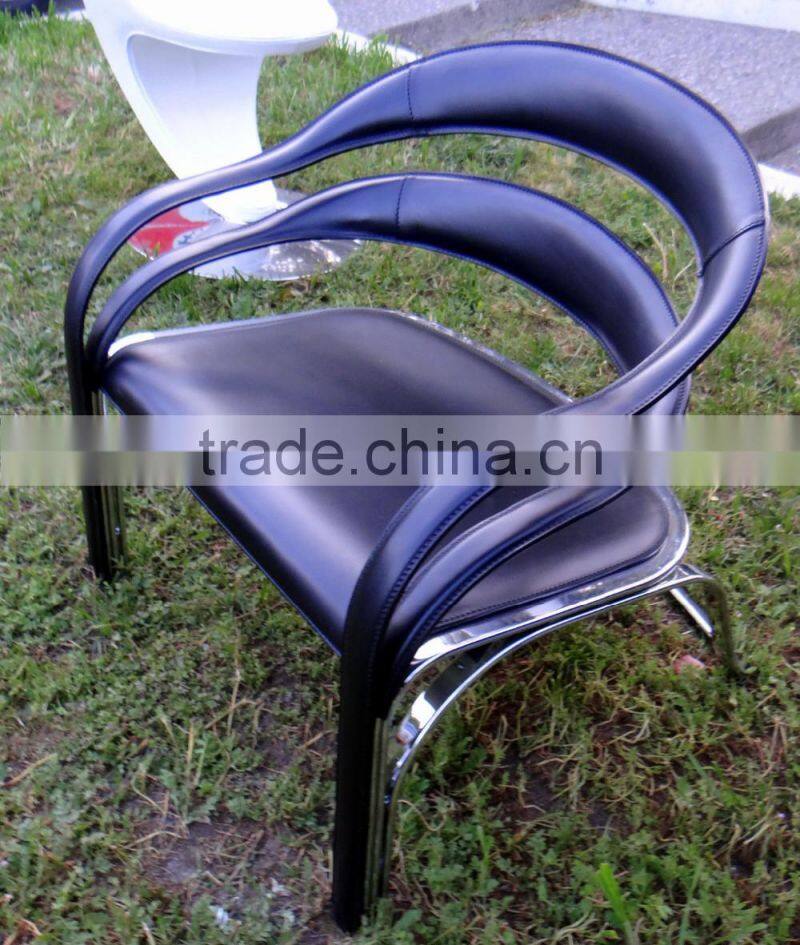 Black Leather Armchair