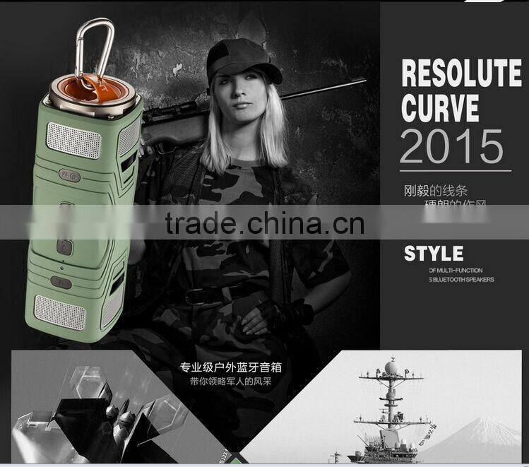 2015 High Quality Bestselling Bluetooth speaker Rider Ear God Outdoor LED Dustproof Waterproof Speaker Hands free Speaker
