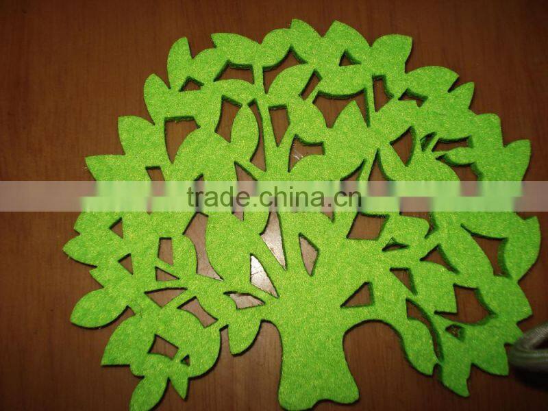 butterfly felt coaster for cups cushion from factory directly supply