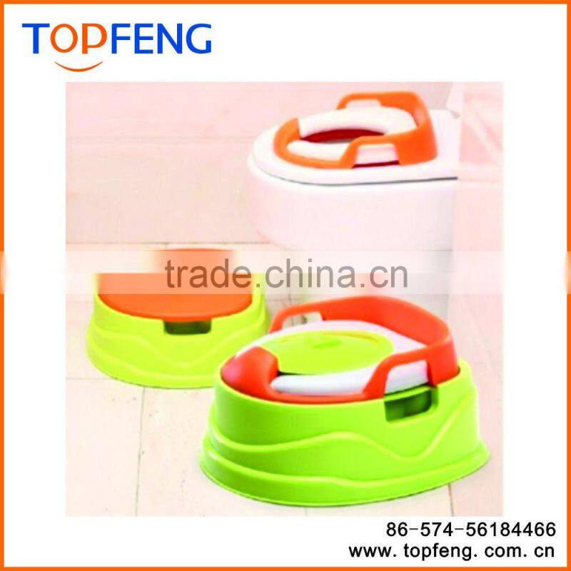 4 in 1 Soft Secure Non-slip Comfortable Seat ,Step Stool Toilet Trainer Baby Potty, Perfect Mommy's Helper for Kids Boys Girls