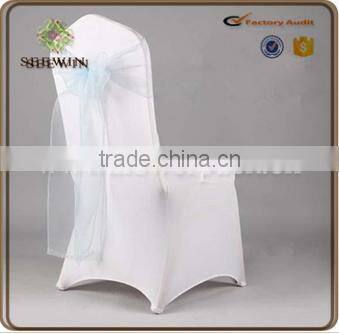 transparent titusse colouful organza chair sash