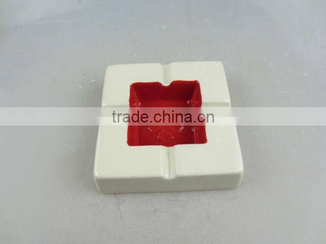 stock square porcelain ashtray