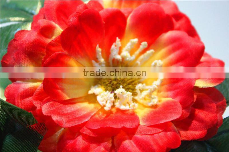 Home and outdoor garden table wedding gate decoration 60cm or 24inches Height artificial 3 heads flowers E04 0625