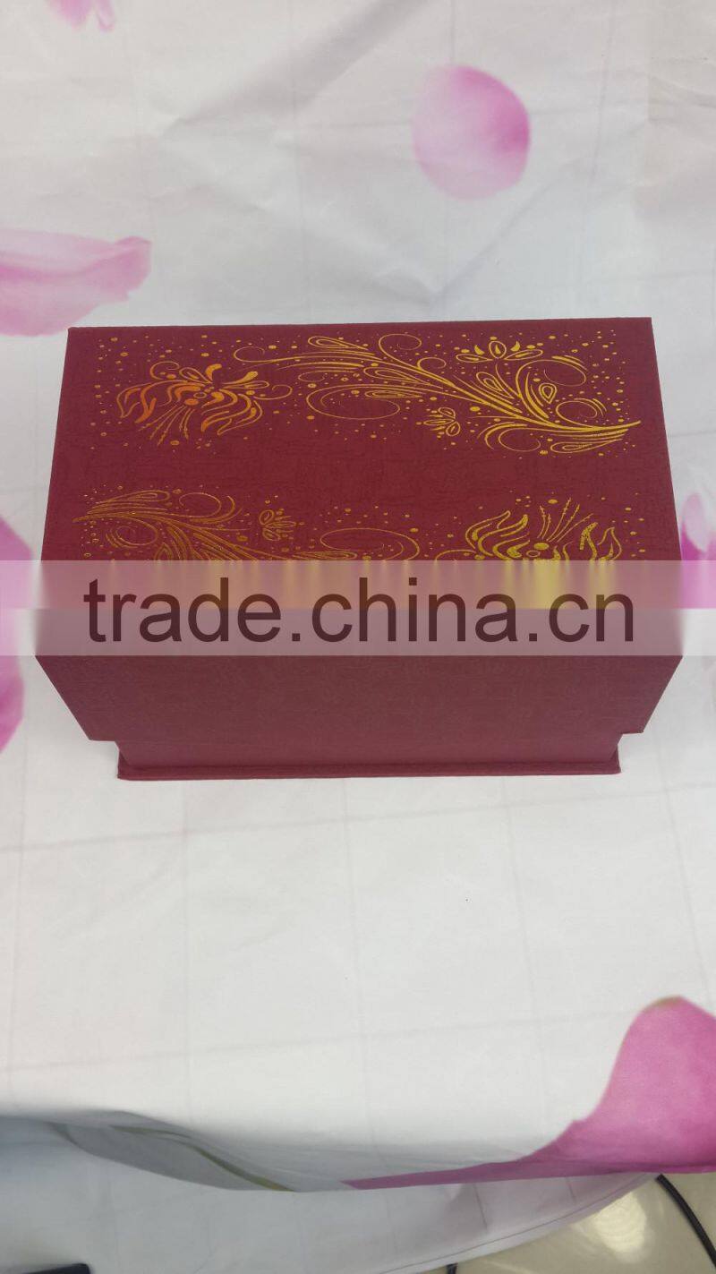 wholesaler Biodegradable retangle shape carboard funeral urns