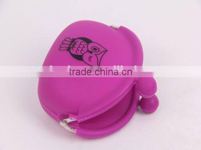 Owl pattern Silicone Purse /Coin Purse
