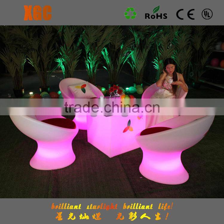 Bar tables lighting, glow table 4 pcs a set