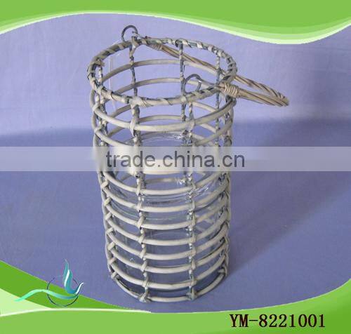 Garden willow hanging outdoor antique candle lantern for sale