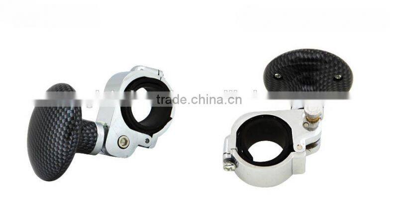 Vehicle Car Steering Wheel Spinner Knob Power Ball Fiber Multifunction 150468