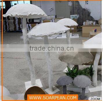 New Design Customize Window Display Artificial Fabric Mushroom