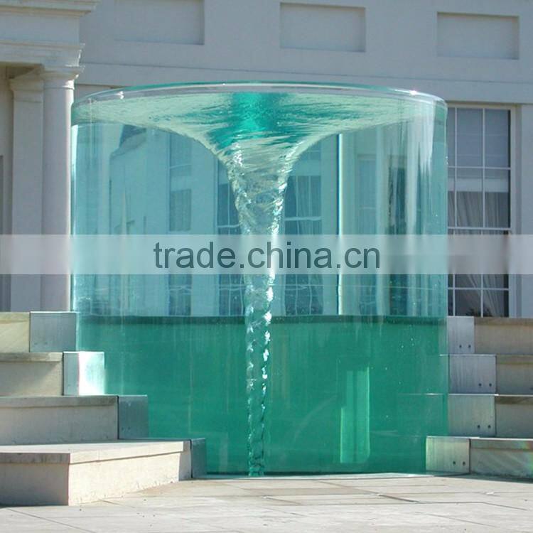 modern outdoor garden decoration 316 stainless steel water sculpture