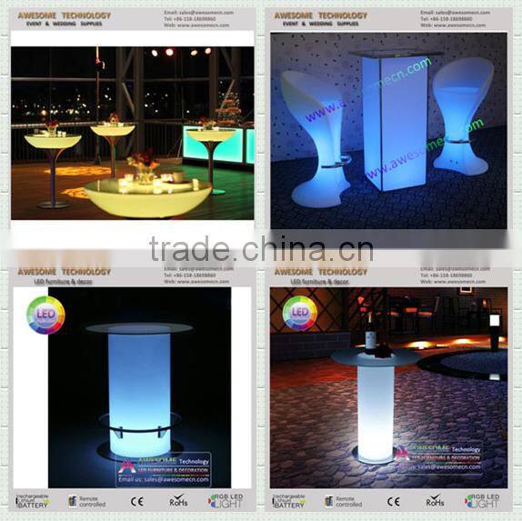 Portable garden bar counter, led big bar for party events