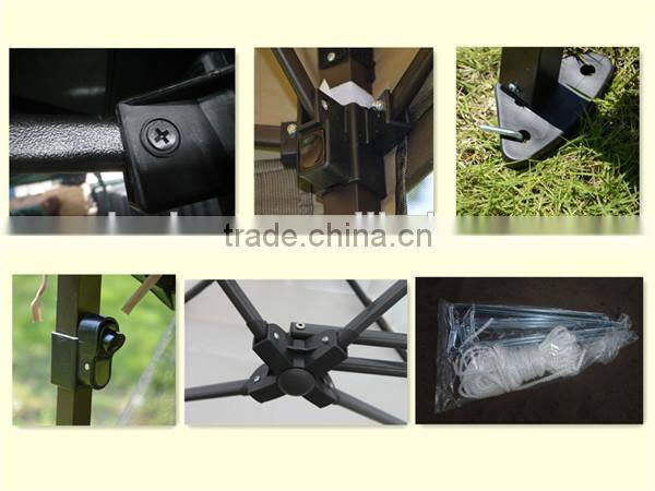 Pop up tent with sidewalls