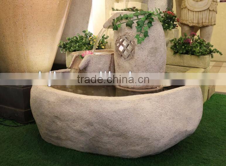 garden sandstone fountain water ornament