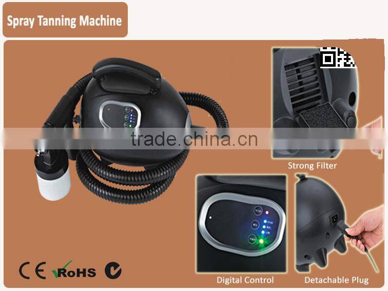Mini Tanning Bed Machine System Professional Airbrush HVLP Home Tanning Spray Gun