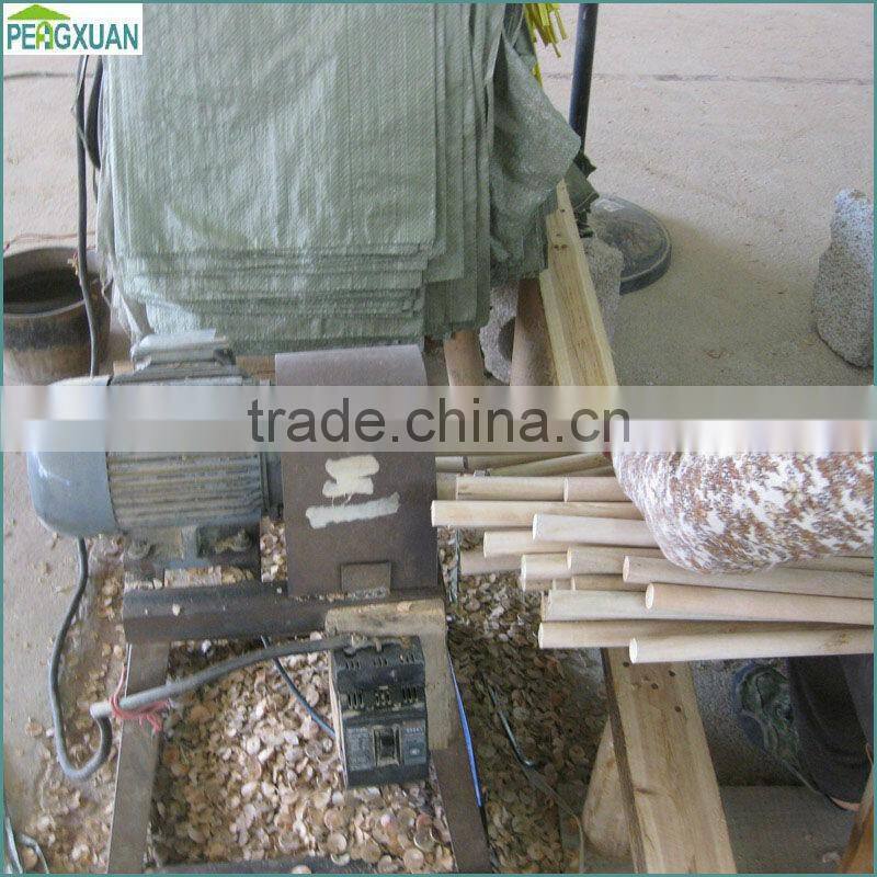 Varnished Wooden Rake Handle