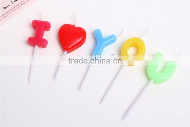 Romontic Character Shape Birthday Candle for Lover