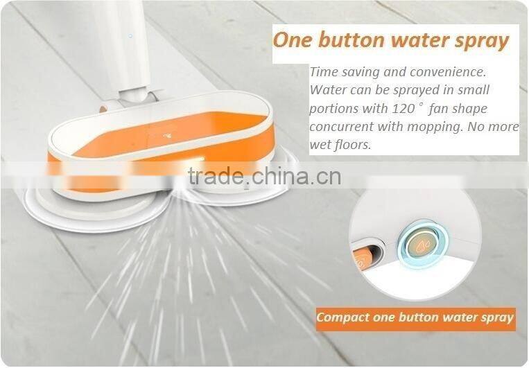 2016 MOPA new innovative multifunction pin electric mop waxer scrubber polisher auto-cleaning microfiber cleaner