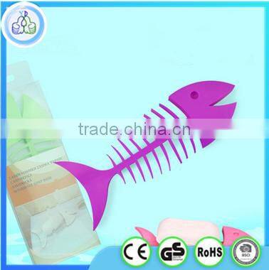 Wholesale fishbone shape plastic soap holder made in China