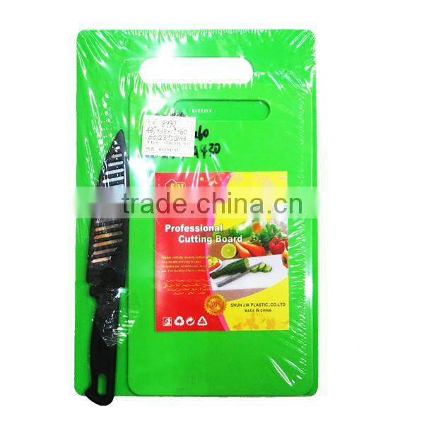 3PC Plastic Vegetable Cutting Board Set