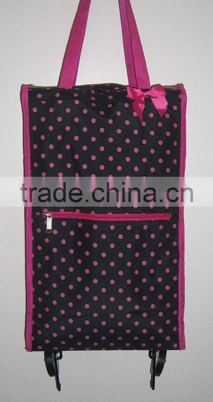 FOLDING SHOPPING BAG/ FOLDING SHOPPING CART with WHEELS