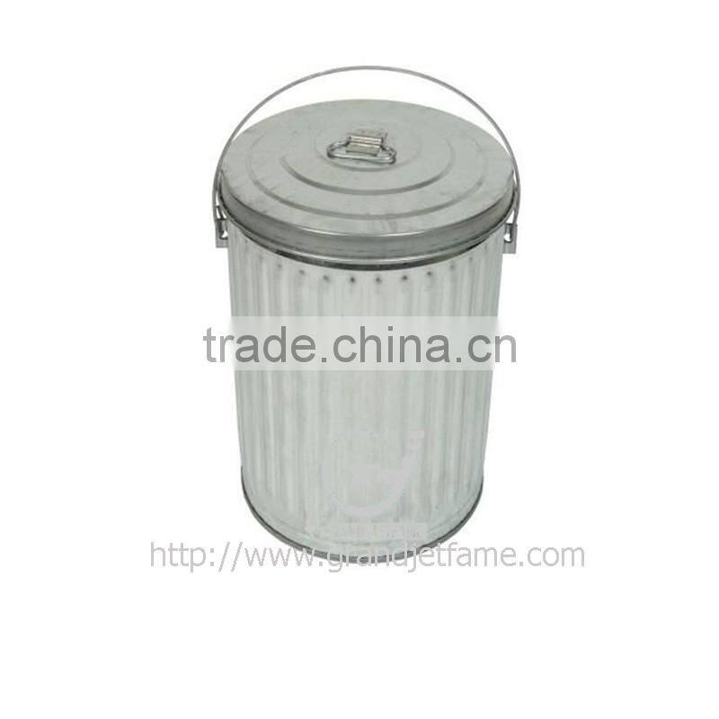 Metal garbage container durable garbage container used containers