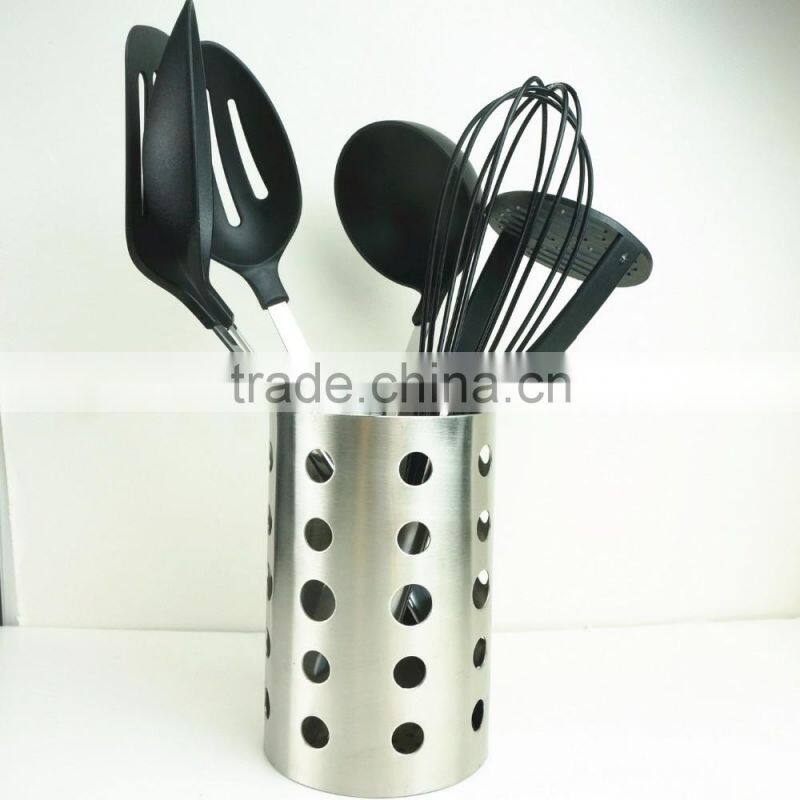32017 7PCS NYLON KITCHEN TOOLS WITH S/S STAND