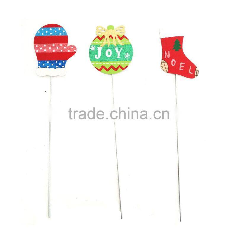 2017 Metal socks birds funny picks handmade crafts ornaments yard/garden stake