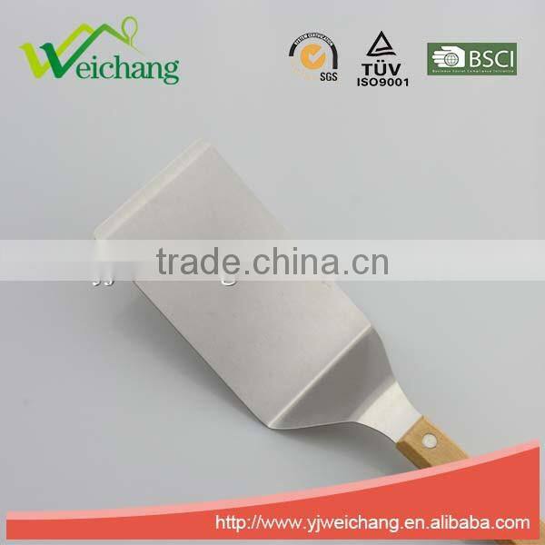 WC3894 Good quality Stainless Steel Blade Wooden Grip Baking Cake Pie Pizza Shovel low price