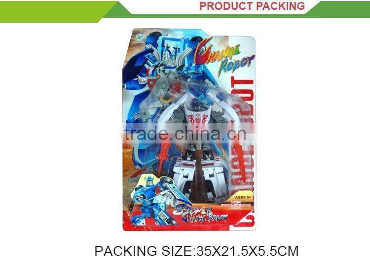 Wholesale plastic deformation car toy walking robot