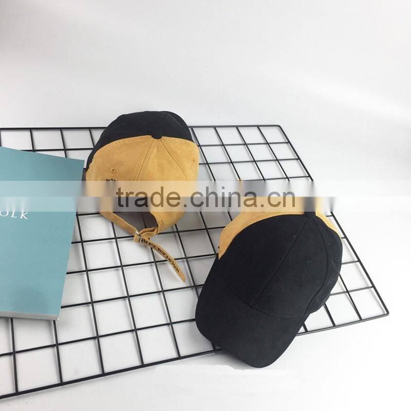 New Style Double Color Assembling Baseball Dad Cap With Flat embroidery