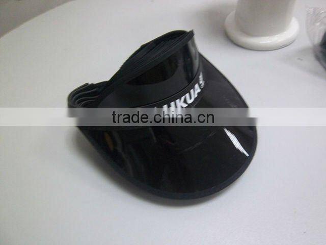 PVC sun visor with printed logo