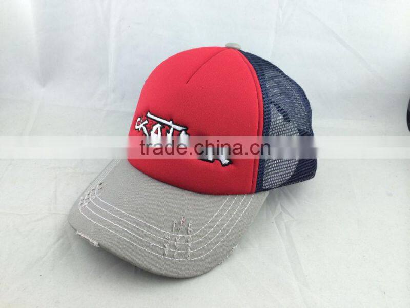 New Fashion custom embroidery trucker hat
