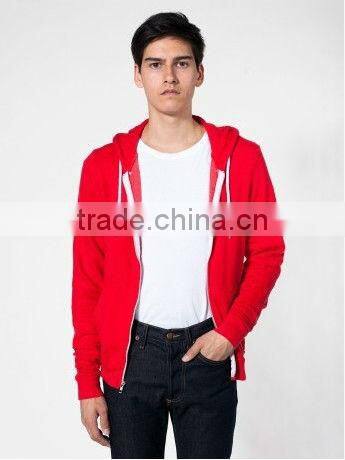 Classic Zipper-up Style Overdyed Hooded Hooodie