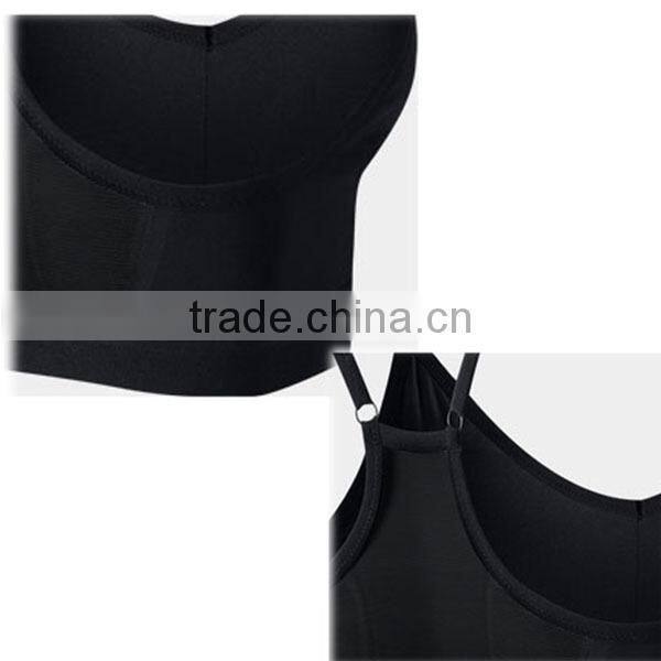 Custom made laidies high quality spandex & polyester blank sports BRA