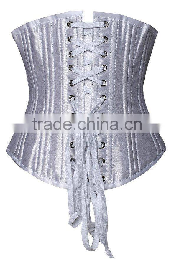 2016 NEW Arrival Perfect Effects 26 Bone Waist slimming Underbust Silk Surface Double Steel Bone Corset